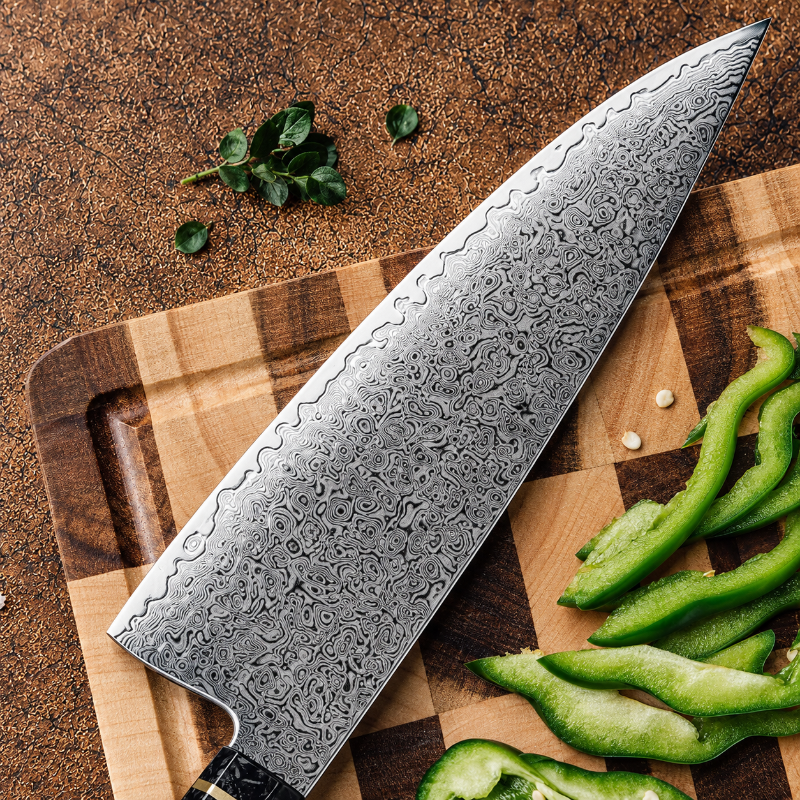 Couteau de chef Kogarashi, profil français