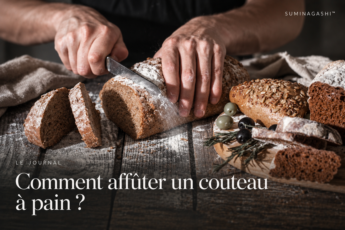 Comment affûter un couteau à pain ?