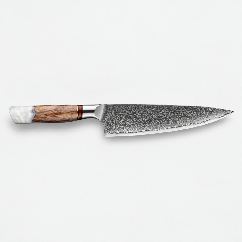 Couteau de chef Usugumo en acier damas