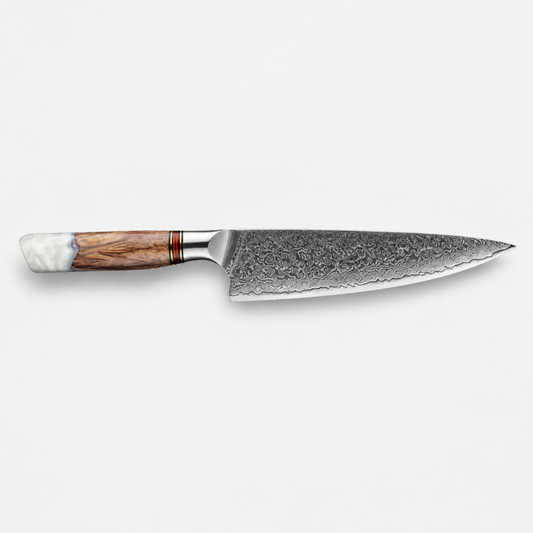Couteau de chef Usugumo en acier damas