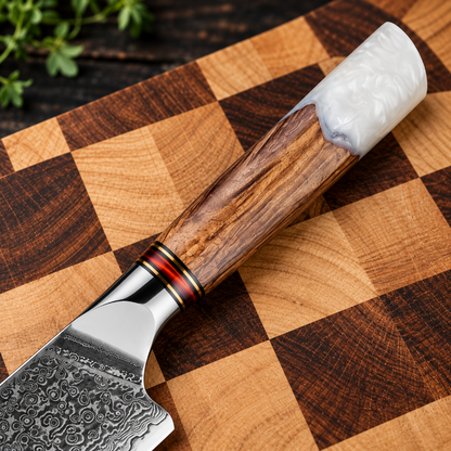 Couteau de chef Usugumo en acier damas