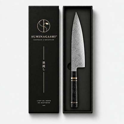 Couteau de chef Kogarashi, profil français