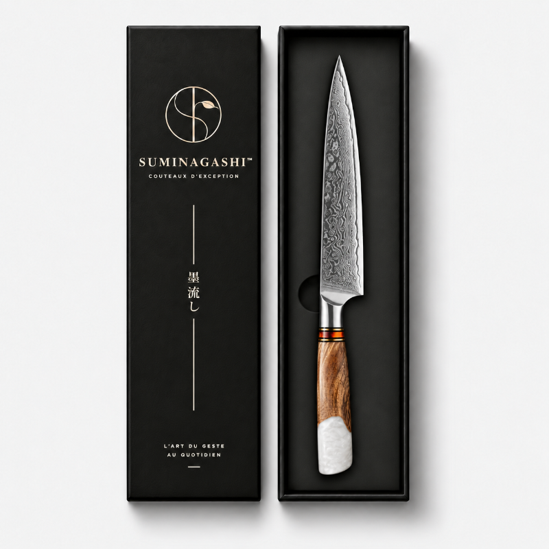 Couteau Damascus Cuisine