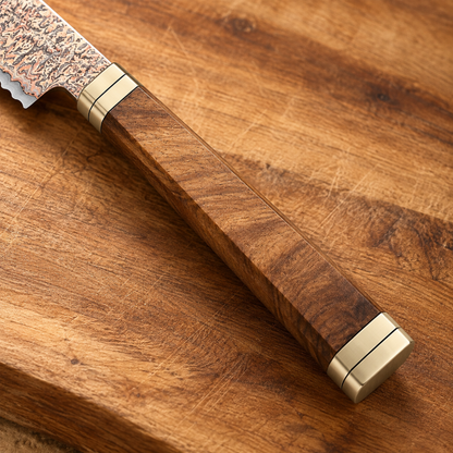 Couteau à pain Hoshikage en acier damas