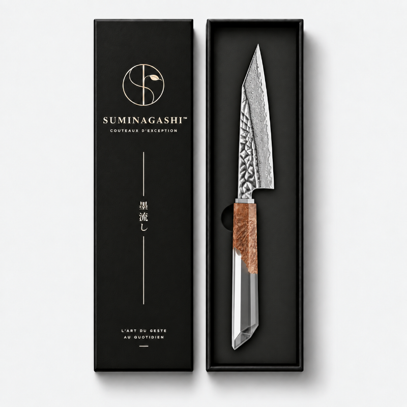 Couteau garasuki damas Moya