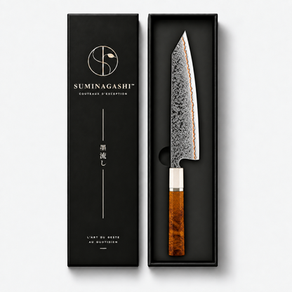 Couteau Kiritsuke Damas 