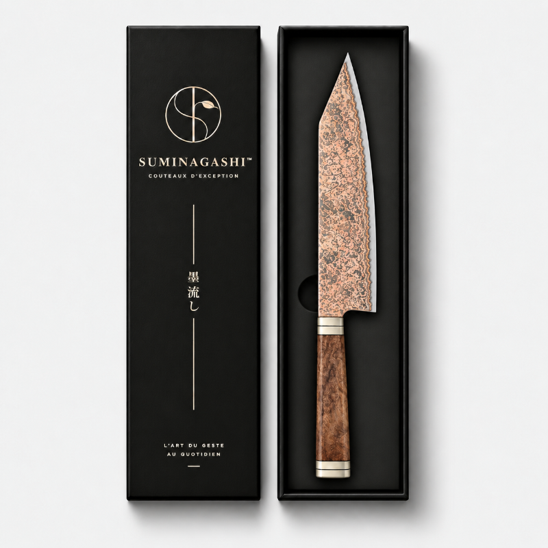 Couteau kiritsuke damas Hoshikage