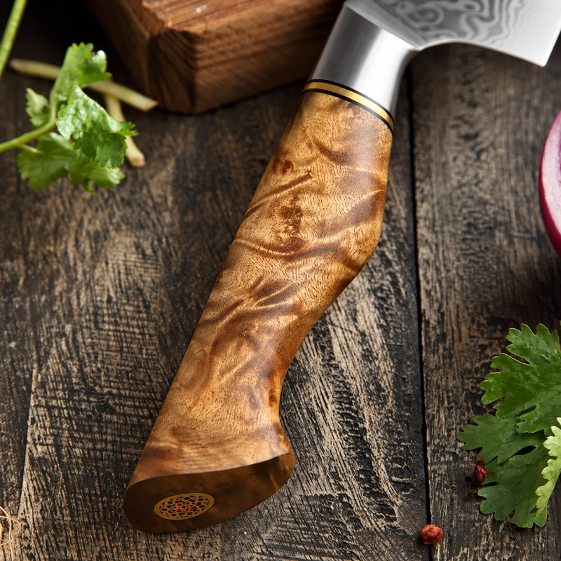 Couteau Nakiri Damas