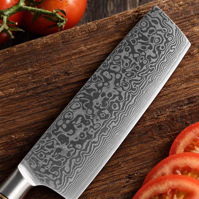 Couteau Nakiri Damas