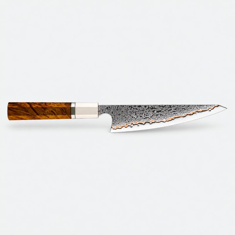 Couteau garasuki damas Mokume