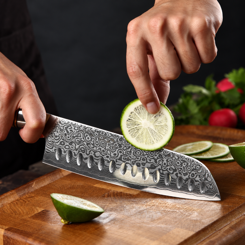Set De Couteaux De Cuisine Avec Support